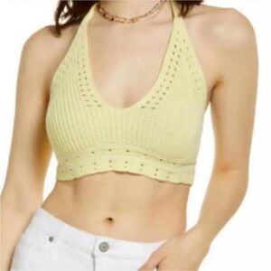 BP Nordstrom yellow knit top